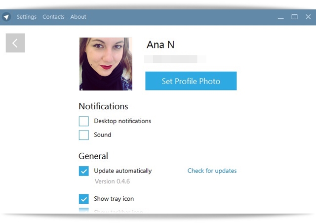 aplicația telegram osx