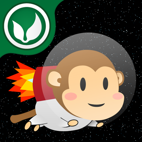 Logo Monkey Rocket Ícone Logo Monkey Rocket Ícone