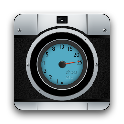 Logo Fast Burst Camera Ícone Logo Fast Burst Camera Ícone