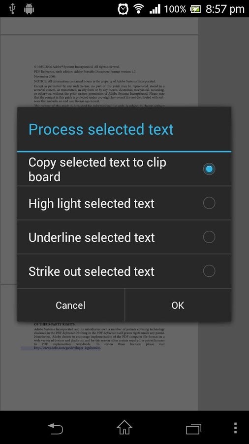 Imagem 3 do Radaee PDF Reader