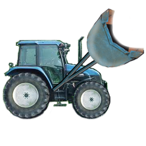 Logo Traktor Digger Ícone Logo Traktor Digger Ícone