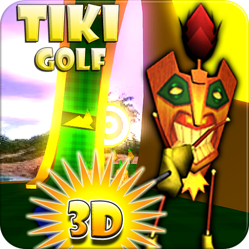 Logo Tiki Golf 3D FREE Ícone Logo Tiki Golf 3D FREE Ícone
