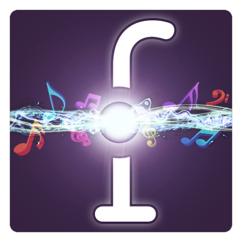 Logo Fusion Music Player Ícone Logo Fusion Music Player Ícone