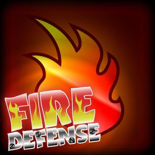 Logo Fire Defense Ícone Logo Fire Defense Ícone