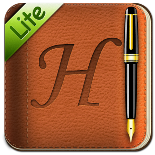 Logo Handrite Note Free Ícone Logo Handrite Note Free Ícone