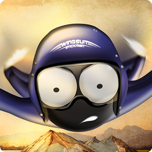 Logo Wingsuit Stickman (Free) Ícone Logo Wingsuit Stickman (Free) Ícone