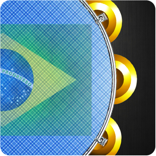 Logo Pandeiro Brasil Ícone Logo Pandeiro Brasil Ícone