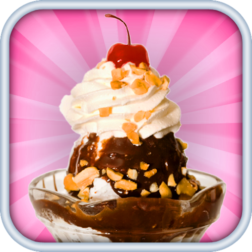 Logo Sundae Maker Ícone Logo Sundae Maker Ícone