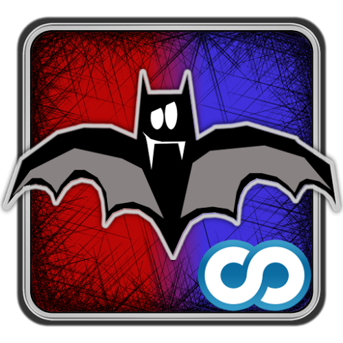 Logo Bat Walk Ícone Logo Bat Walk Ícone