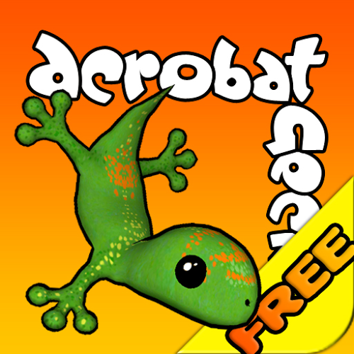 Logo Acrobat Gecko Free Ícone Logo Acrobat Gecko Free Ícone