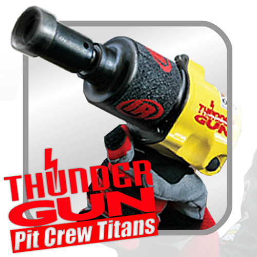 Logo Thunder Gun Pit Crew Titans Ícone Logo Thunder Gun Pit Crew Titans Ícone