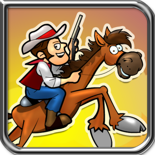 Logo Amazing Cowboy Ícone Logo Amazing Cowboy Ícone
