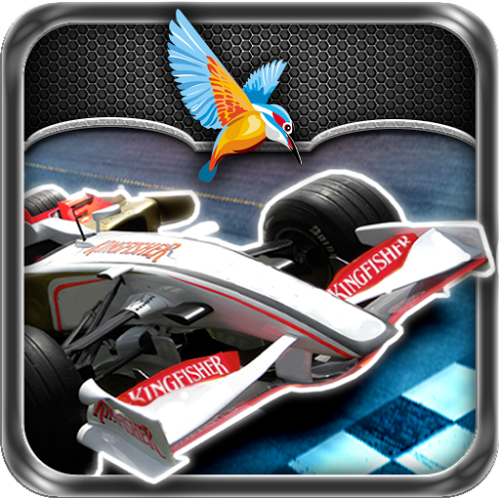 Logo Kingfisher Formula Race Ícone Logo Kingfisher Formula Race Ícone