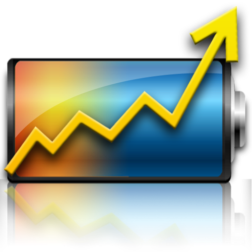 Logo Battery Stats Plus Ícone Logo Battery Stats Plus Ícone