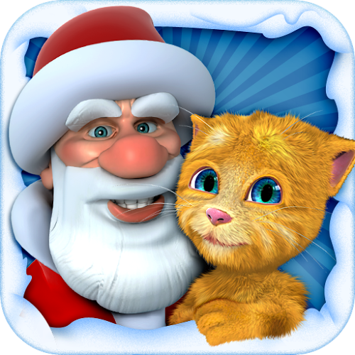 Logo Talking Santa meets Ginger - Pago Ícone Logo Talking Santa meets Ginger - Pago Ícone