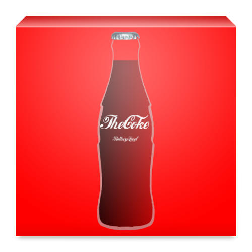 Logo Cola Battery Widget Ícone Logo Cola Battery Widget Ícone