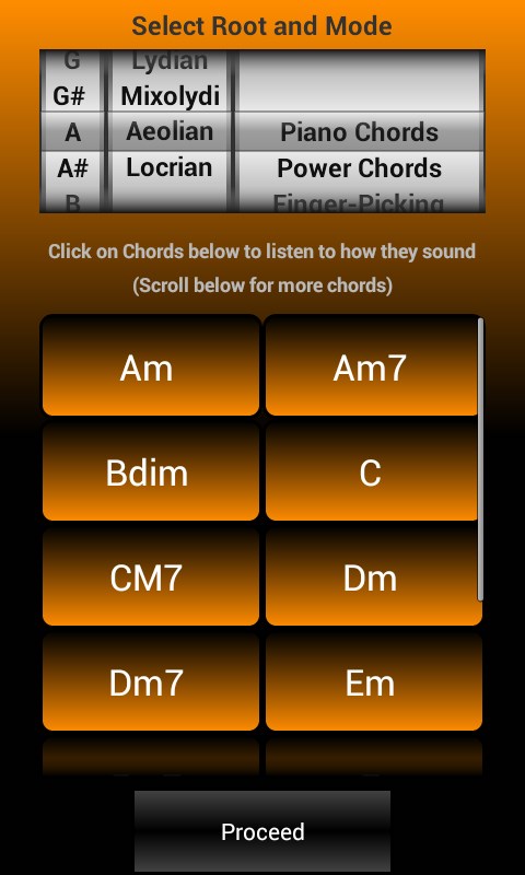 ChordGen - Chord Progression screenshot 4