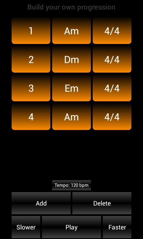 ChordGen - Chord Progression screenshot 5