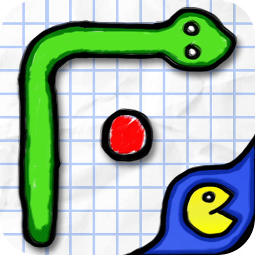 Logo Doodle Snake Ícone Logo Doodle Snake Ícone