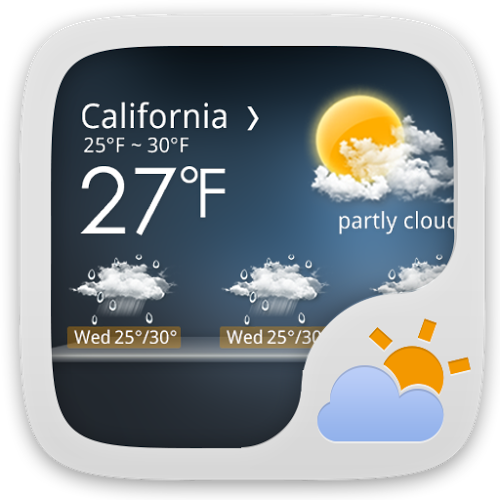 Logo Moon light GO Weather EX Ícone Logo Moon light GO Weather EX Ícone