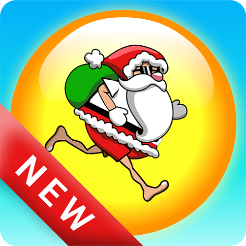 Logo Run! Santa! Run! Ícone Logo Run! Santa! Run! Ícone