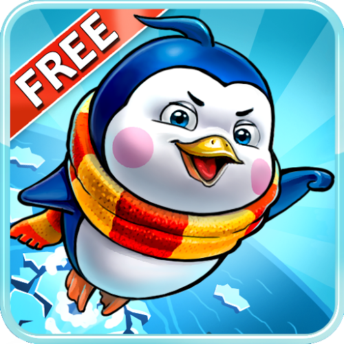 Logo Penguin Jump Ícone Logo Penguin Jump Ícone