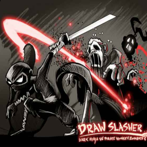 Logo Draw Slasher Ícone Logo Draw Slasher Ícone