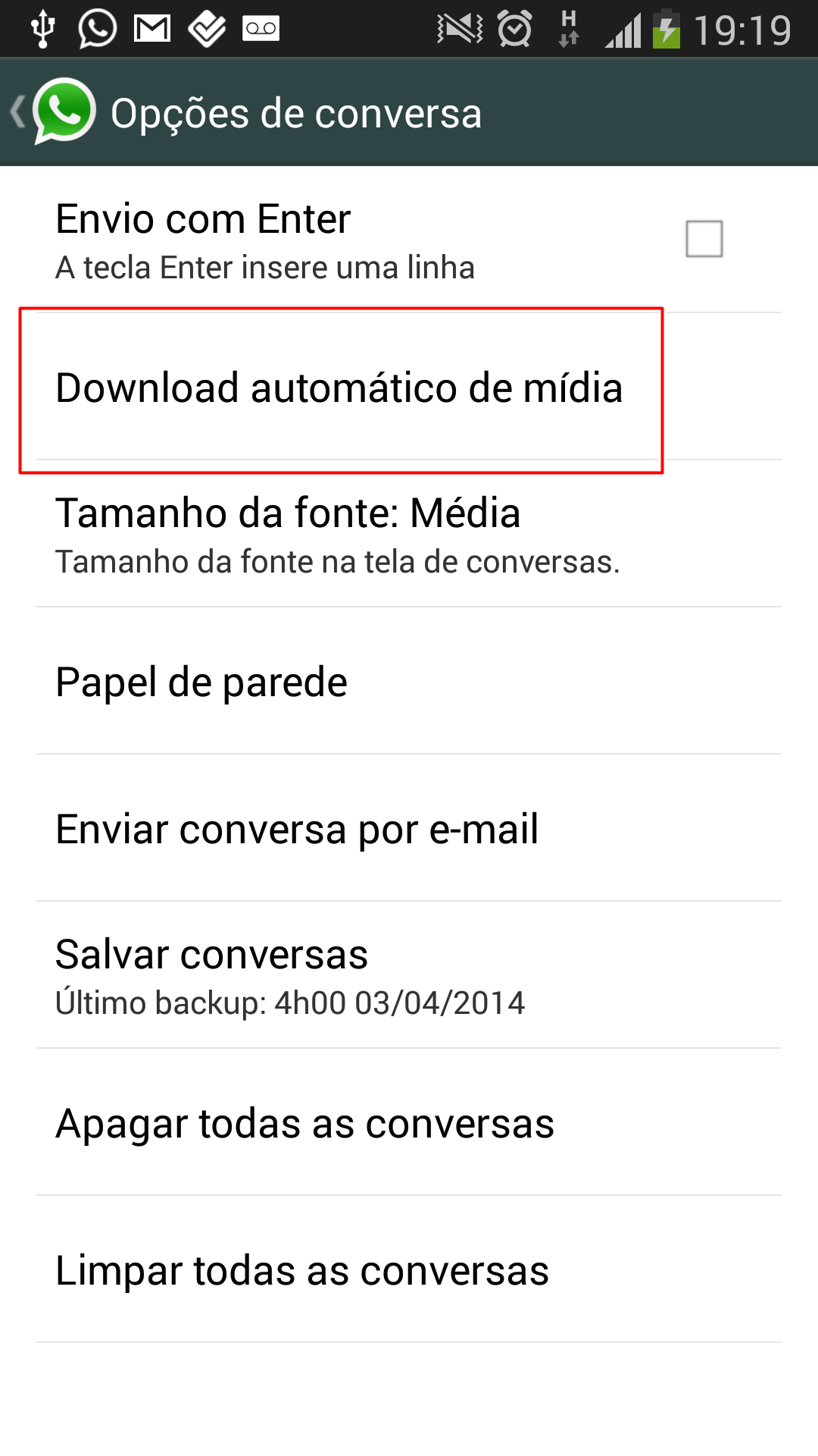 WhatsApp: como impedir que arquivos sejam salvos automaticamente