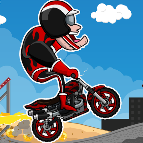 Logo Stunt Bike Rider Extreme Racer Ícone Logo Stunt Bike Rider Extreme Racer Ícone