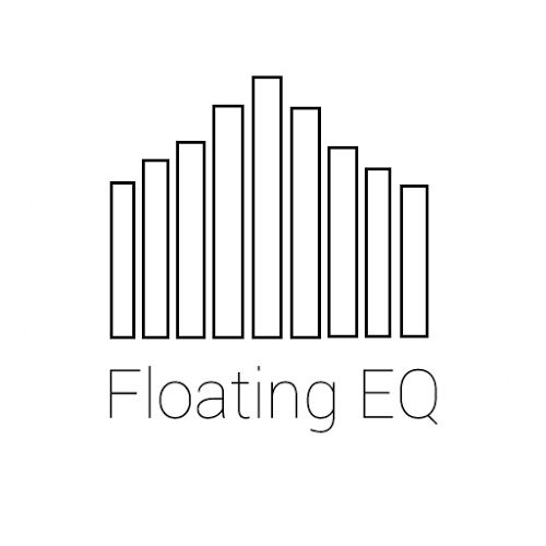 Logo Floating Equalizer Ícone Logo Floating Equalizer Ícone