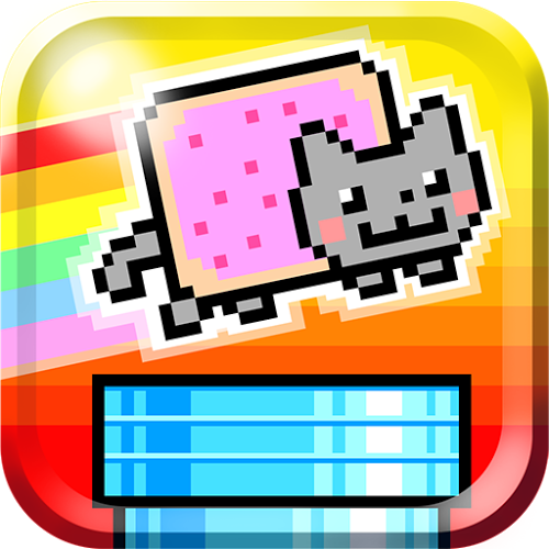 Logo Flappy Nyan Ícone Logo Flappy Nyan Ícone