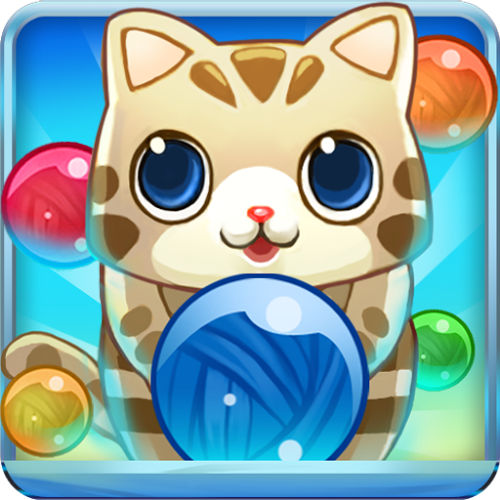 Logo Bubble Cat Rescue Ícone Logo Bubble Cat Rescue Ícone