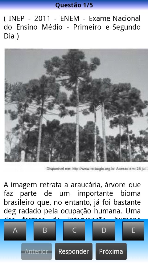 ENEM 2015 - Imagem 2 do software