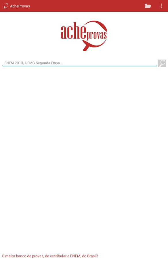 Imagem 1 do AcheProvas - ENEM e Vestibular