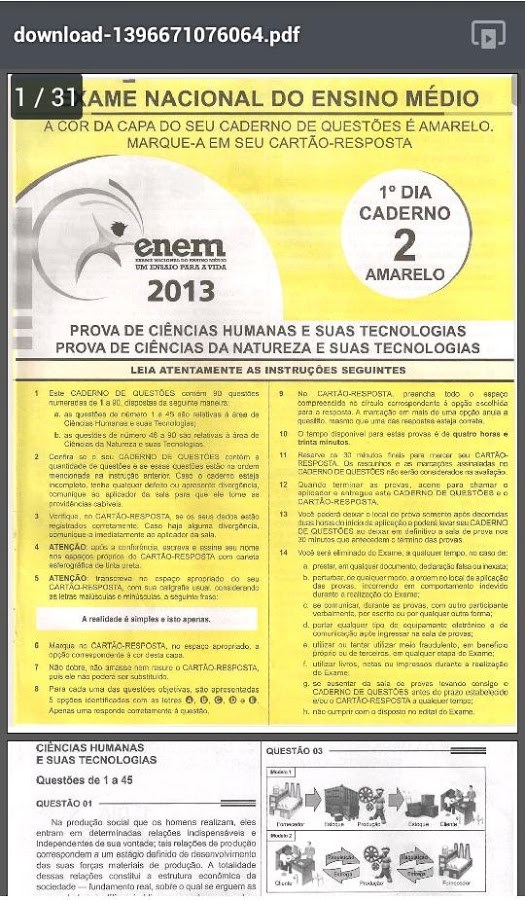 Imagem 13 do AcheProvas - ENEM e Vestibular