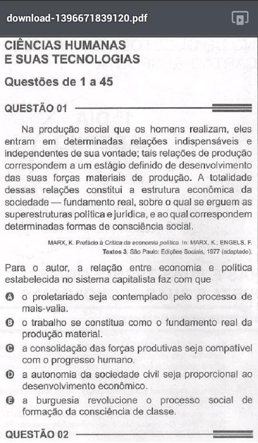 Imagem 14 do AcheProvas - ENEM e Vestibular