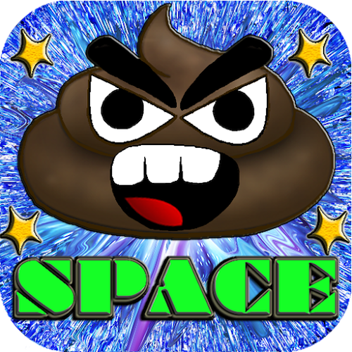 Logo Angry Poo Space Ícone Logo Angry Poo Space Ícone