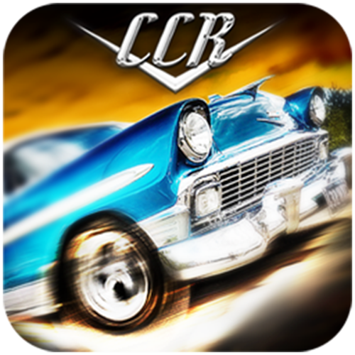 Logo Classic Car Racing Ícone Logo Classic Car Racing Ícone
