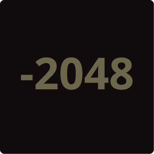 Logo Negative 2048 Ícone Logo Negative 2048 Ícone