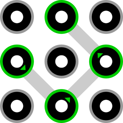 Logo Lock Pattern Generator Ícone Logo Lock Pattern Generator Ícone