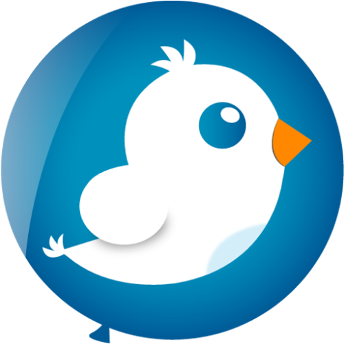 Logo Tweet Balloon for Twitter Ícone Logo Tweet Balloon for Twitter Ícone