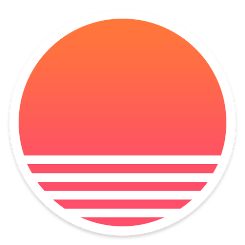 Logo Sunrise Calendar Ícone Logo Sunrise Calendar Ícone