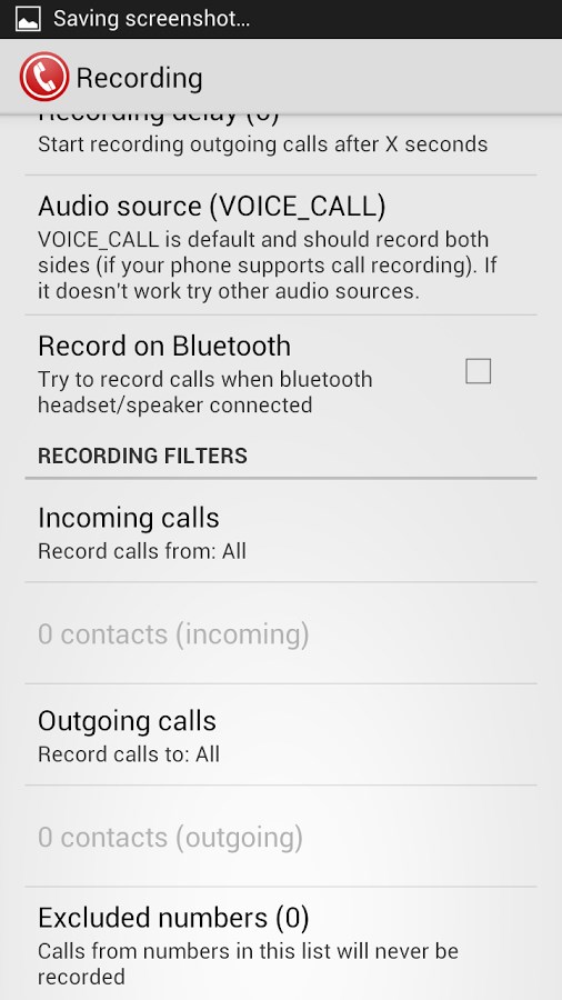 Imagem 6 do Gravação de chamadas - ACR