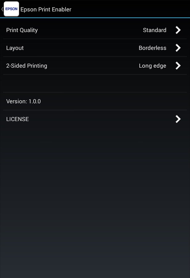 Imagem 2 do Epson Print Enabler