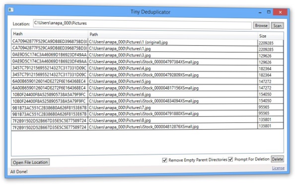 es deduplicator