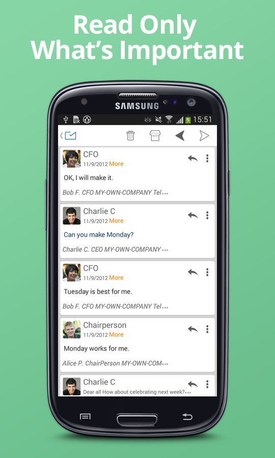exchange client android