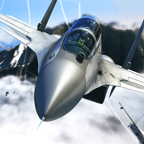 Logo Air Supremacy Jet Fighter Ícone Logo Air Supremacy Jet Fighter Ícone