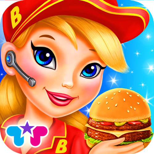 Logo Burger Star Ícone Logo Burger Star Ícone
