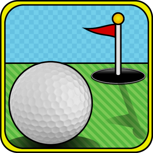 Logo Summer Mini Golf Ícone Logo Summer Mini Golf Ícone