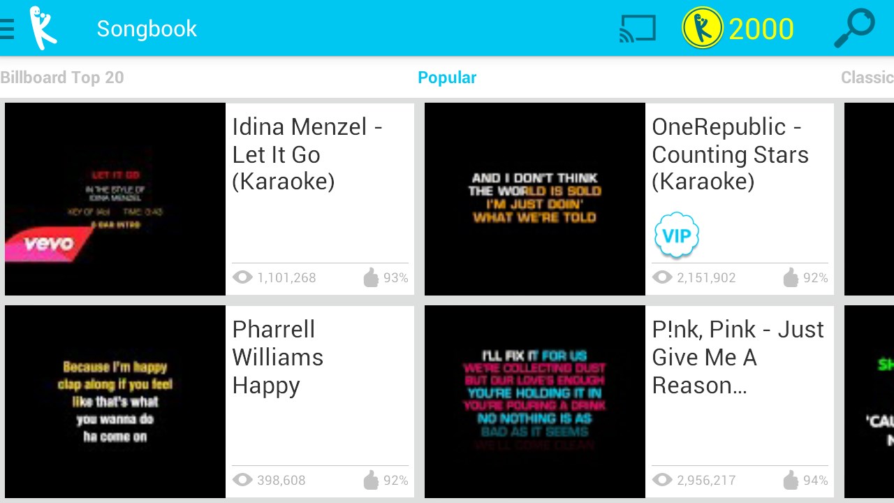 Karaokê canções voz gravador screenshot 2
